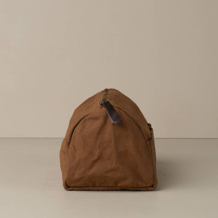 Saardé - Wholesale Toiletry Bag - Women's - Journey Toiletry Canvas Bag | Cinnamon1