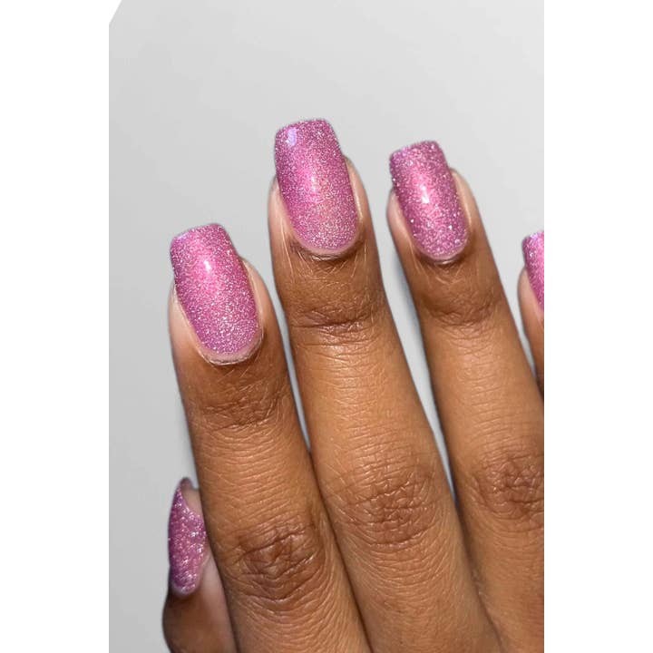 Cirque Colors - Wholesale Nail Polish - Pink Shimmer Flash Reflective Glitter Nail Polish - Cirque C
