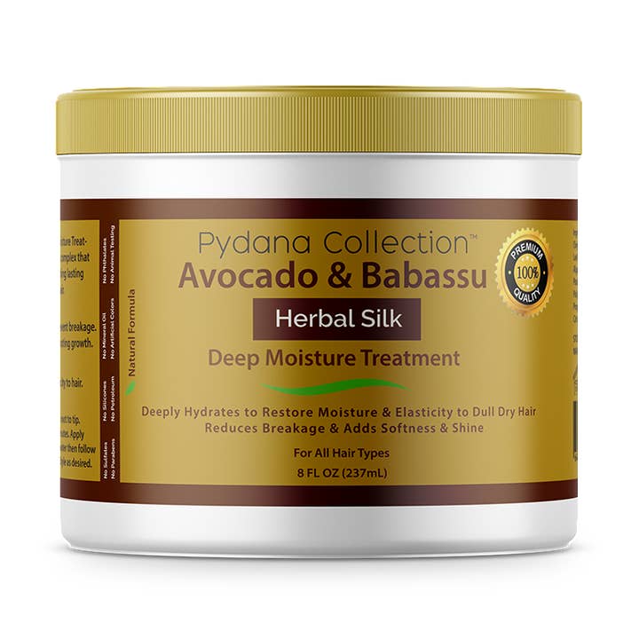 Après-shampoing hydratant en profondeur Avocado & Babassu Herbal Silk pour la vente par Pydana Collection