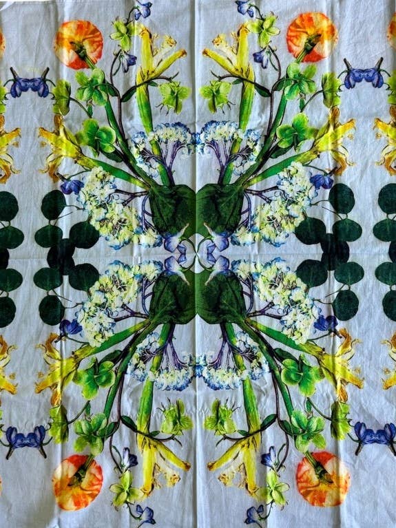 Table Cloth 42"x42" - Spring Bouquet for wholesale by NINA J