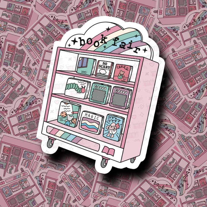 Book Fair - Sticker for wholesale by Bookishly Bailey