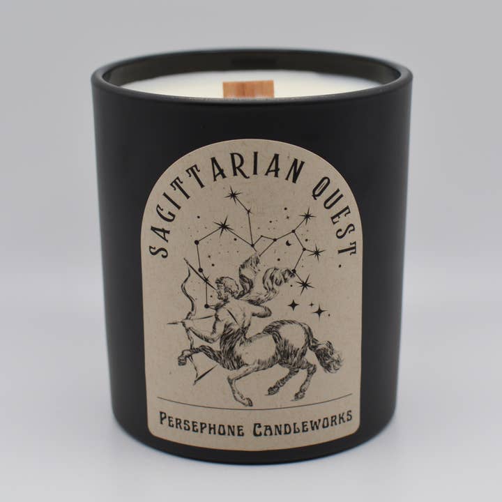 Sagittarian Quest (Nicht-toxische Sojawachskerze) für den Großhandel von Persephone Candleworks