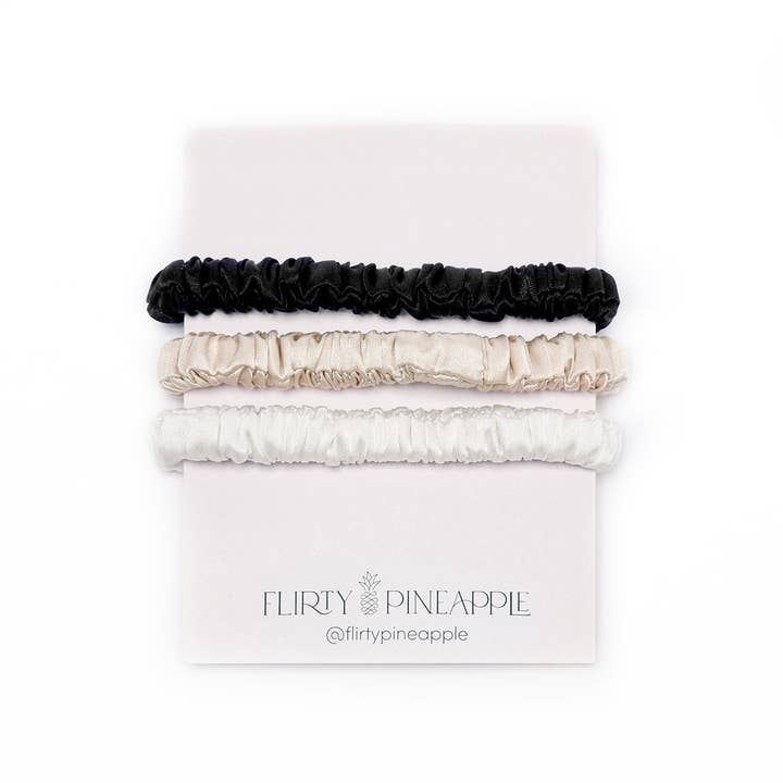 Flirty Pineapple - Wholesale Hair Tie - Silk Hair Ties1