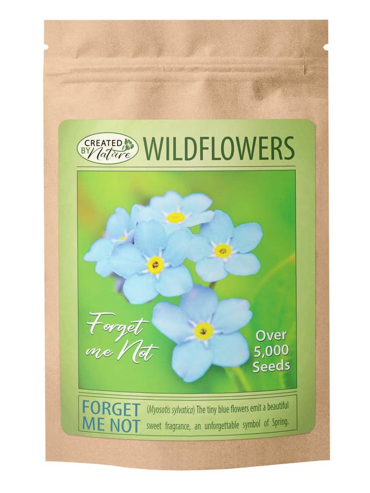 Forget Me Not Wildflower Seeds for wholesale by Created By Nature