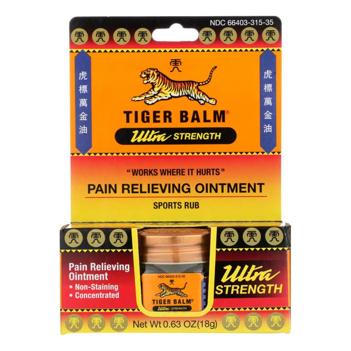 Ware Spark - Wholesale Healing Salve/Balm/Cream - Tiger Balm Pain Relief Ointment - 0.63 Oz - Case Of 6