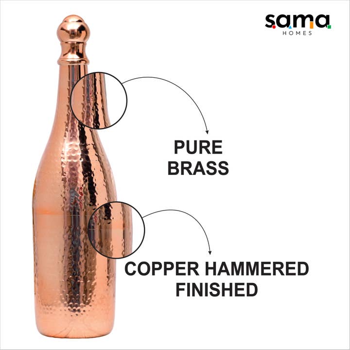 Elegant Design Copper Finished Champagne Bottle Case Barware for wholesale on Faire