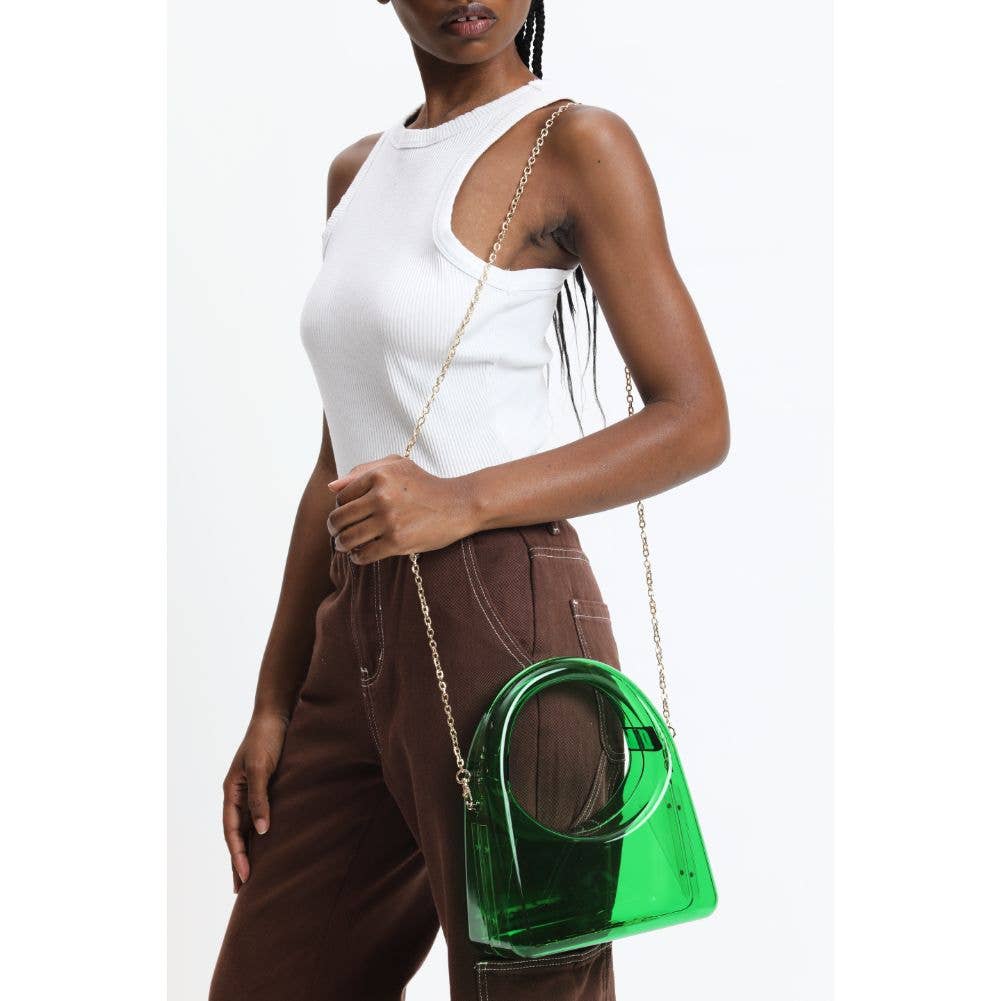 Urban Expressions - Wholesale Clutch - Dames - Zoila acrylic avondtas met transparant design19