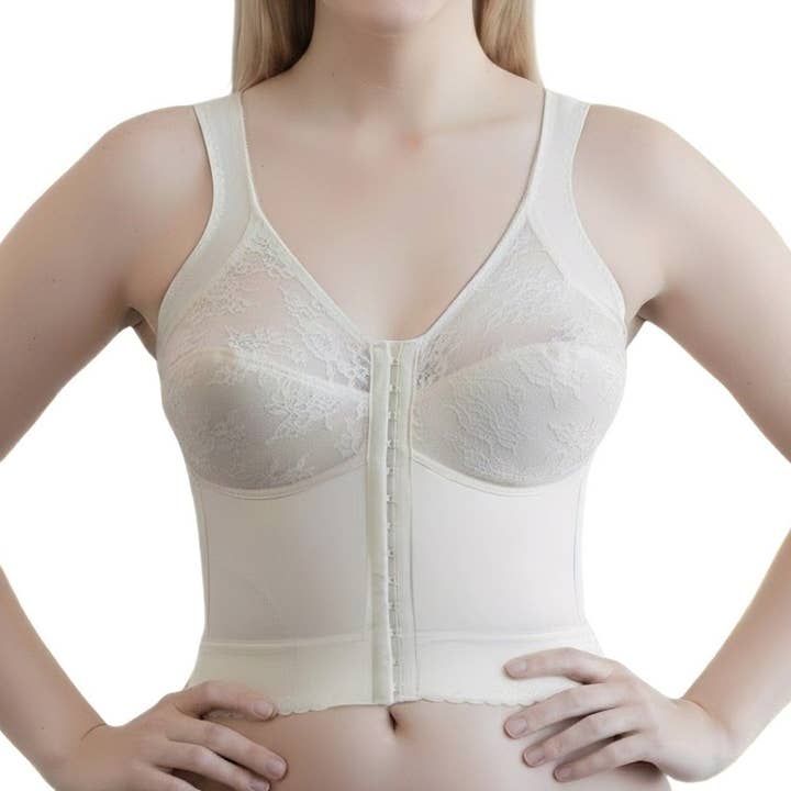 CORTLAND STYLE 9603 - Främre stängning bakstöd BLUSH för wholesale av Rago Shapewear