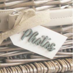 Mac and lilly – wholesale Basket – Storage Hamper with Personalised Wooden Tag - Gift Box8