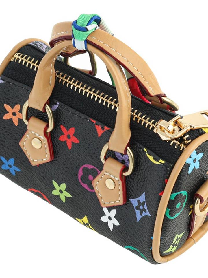 Monogram Fat Mini Väska Berlock Nyckelring LVKL-234 för wholesale av anbfashion