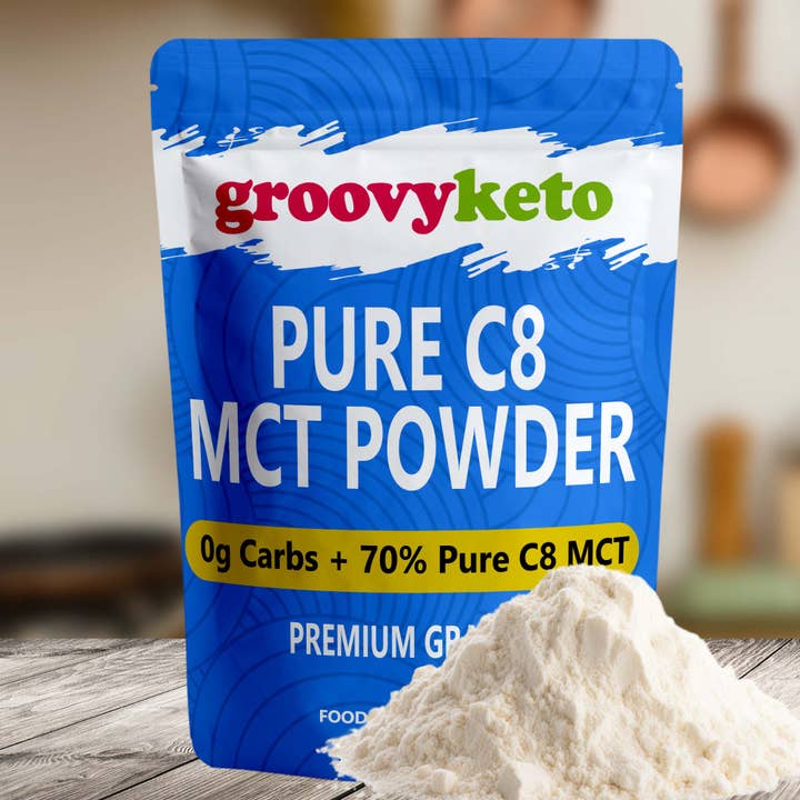 Groovy Keto - Wholesale Protein/Superfood Powder - Groovy Keto Pure MCT C8 Oil Powder