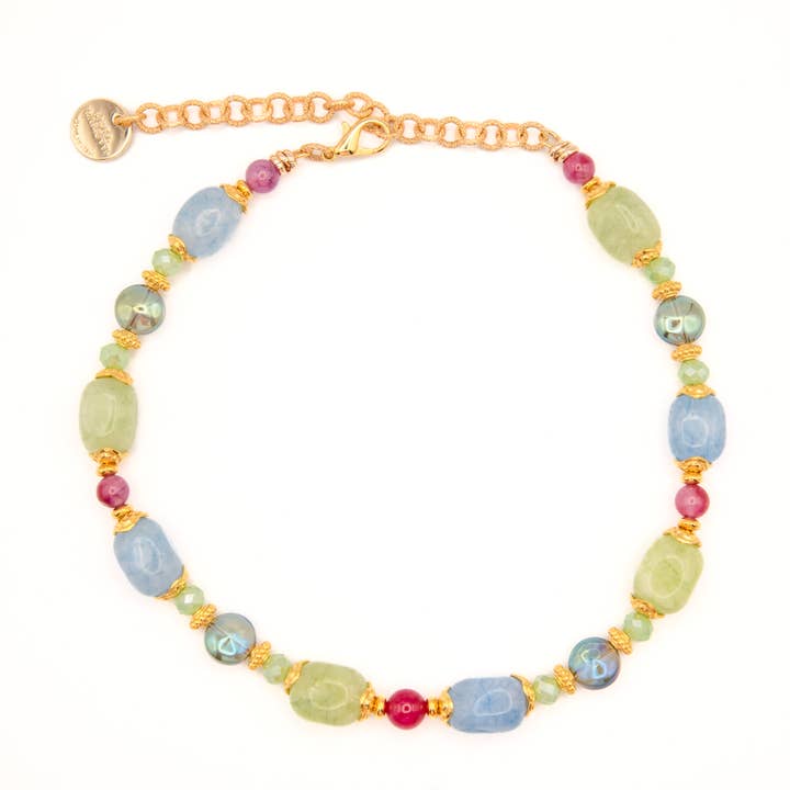 PASTEL GEMS - choker stones rocks quartz for wholesale by Laura Mariotti - luxury collection