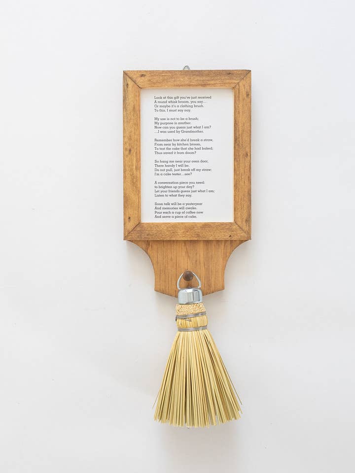 Der Kuchenprüfer Gedicht und Anzeige für den Großhandel von Millstream Home