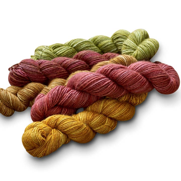 Rooster Yarns - Venta al por mayor Hilos - Set de mini madejas de hilo de tejido Fino de Manos del Uruguay15