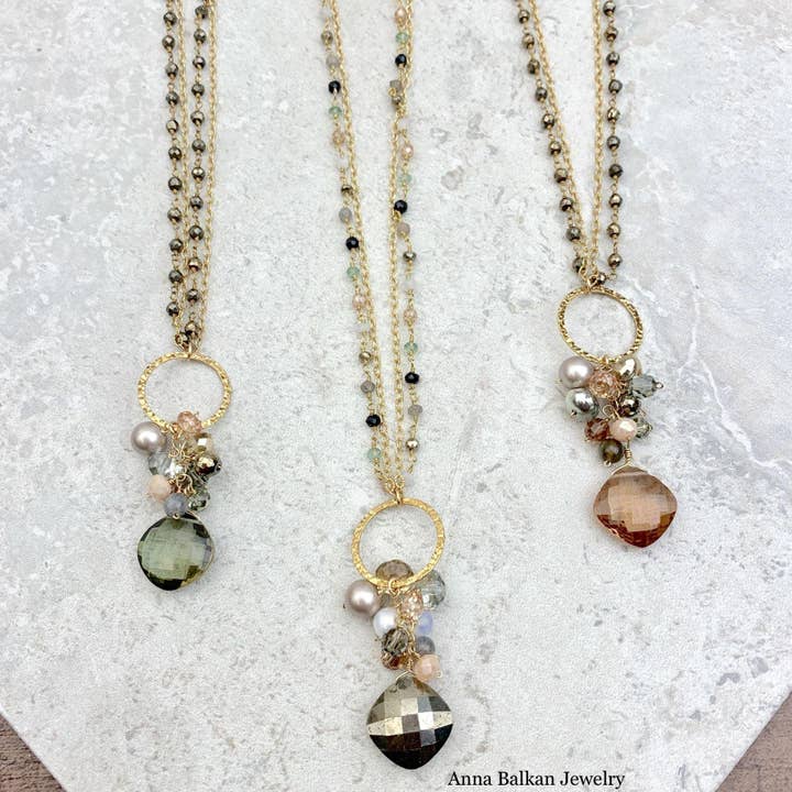 Paris Jeanie Pendant Necklace for wholesale by Anna Balkan