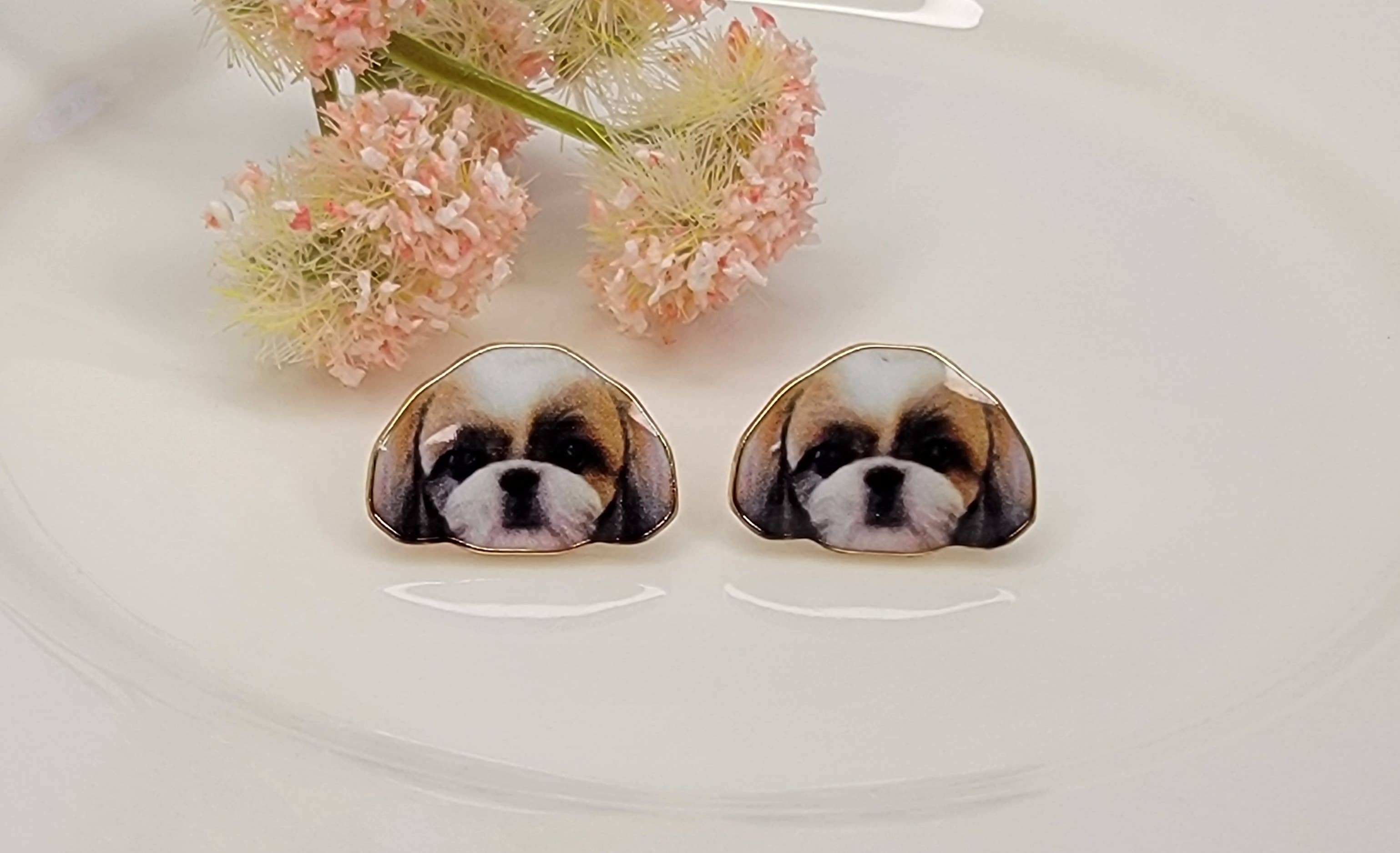 BETTYOH INC - Wholesale Stud/Post Earrings - SHIH TSU POST EARRINGS.1