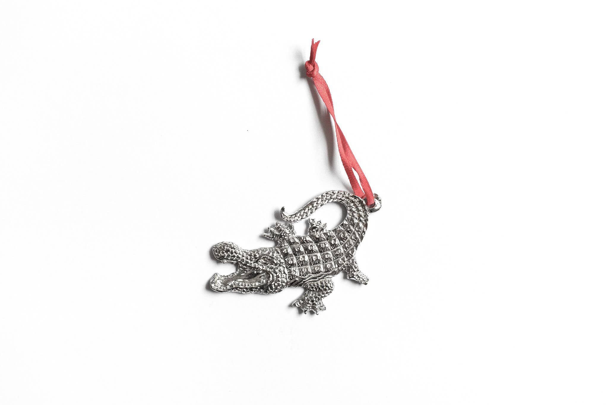 House of Morgan Pewter - Wholesale Ornament - Handmade Alligator Swamp Gator8