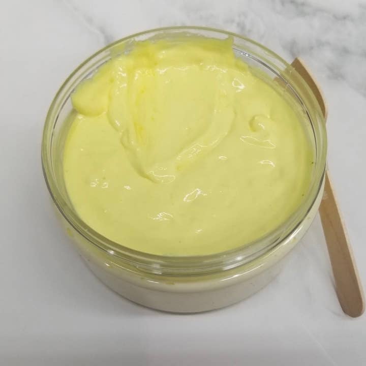myrtleandflossie - Vente Crème hydratante pour le visage - Golden Glow - Crème hydratante pour le visage au curcuma+beurre de karité3