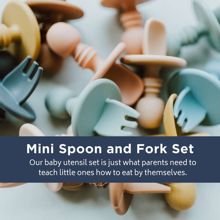 Babeehive Goods - Wholesale Flatware Set - Kids & Baby - Mini Spoon and Fork Set4