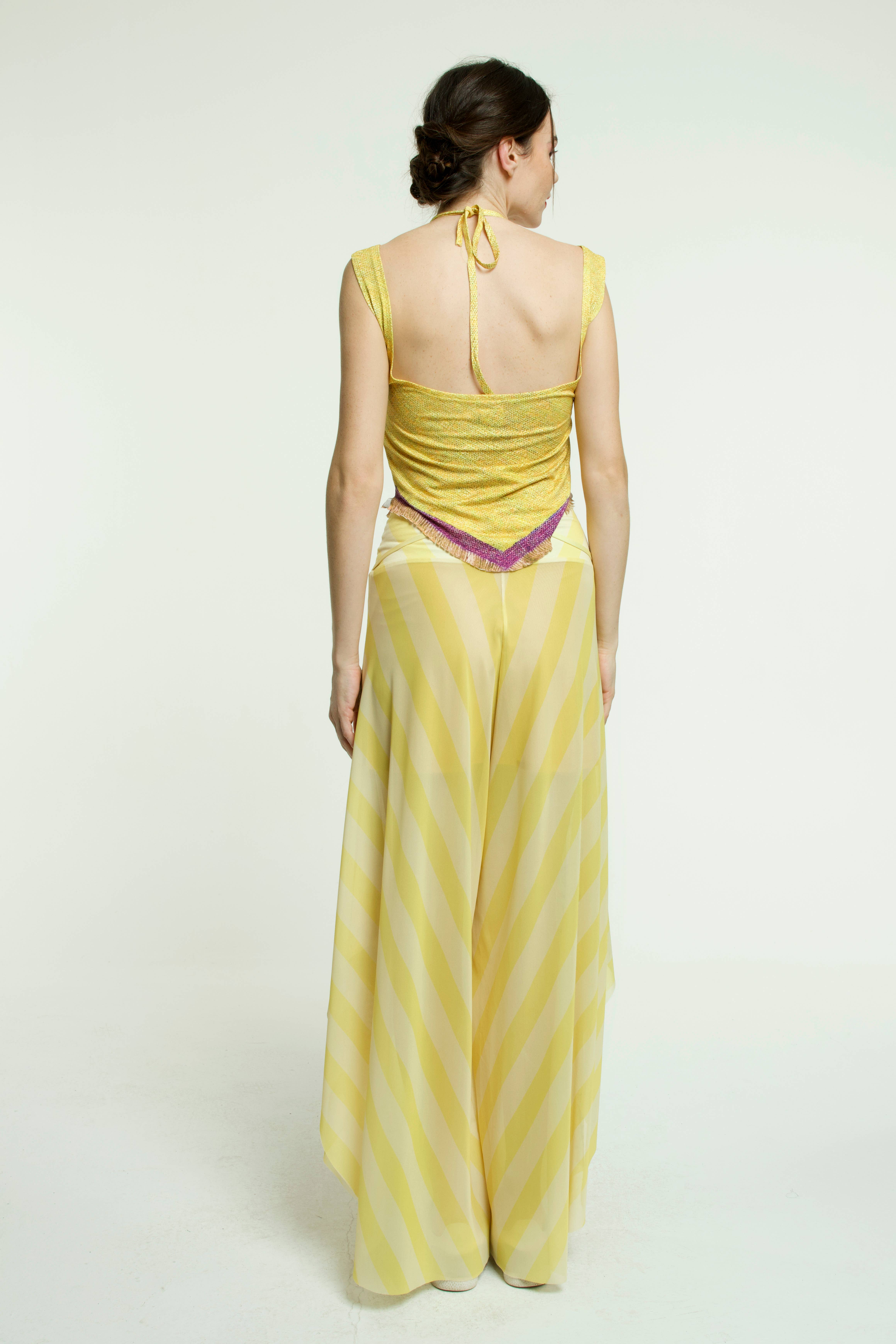 IPNG Design - Vendita all'ingrosso Camicetta - Donna - Blusa Tiki - Gialla - Estiva11