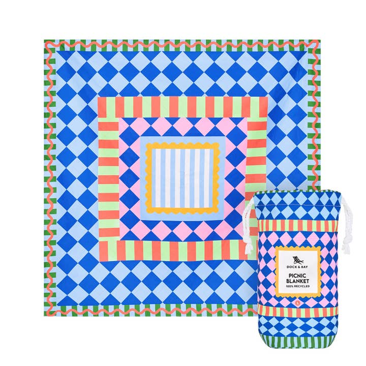Dock & Bay Picnic Blanket - Bright Side Up for wholesale by Dock & Bay USA