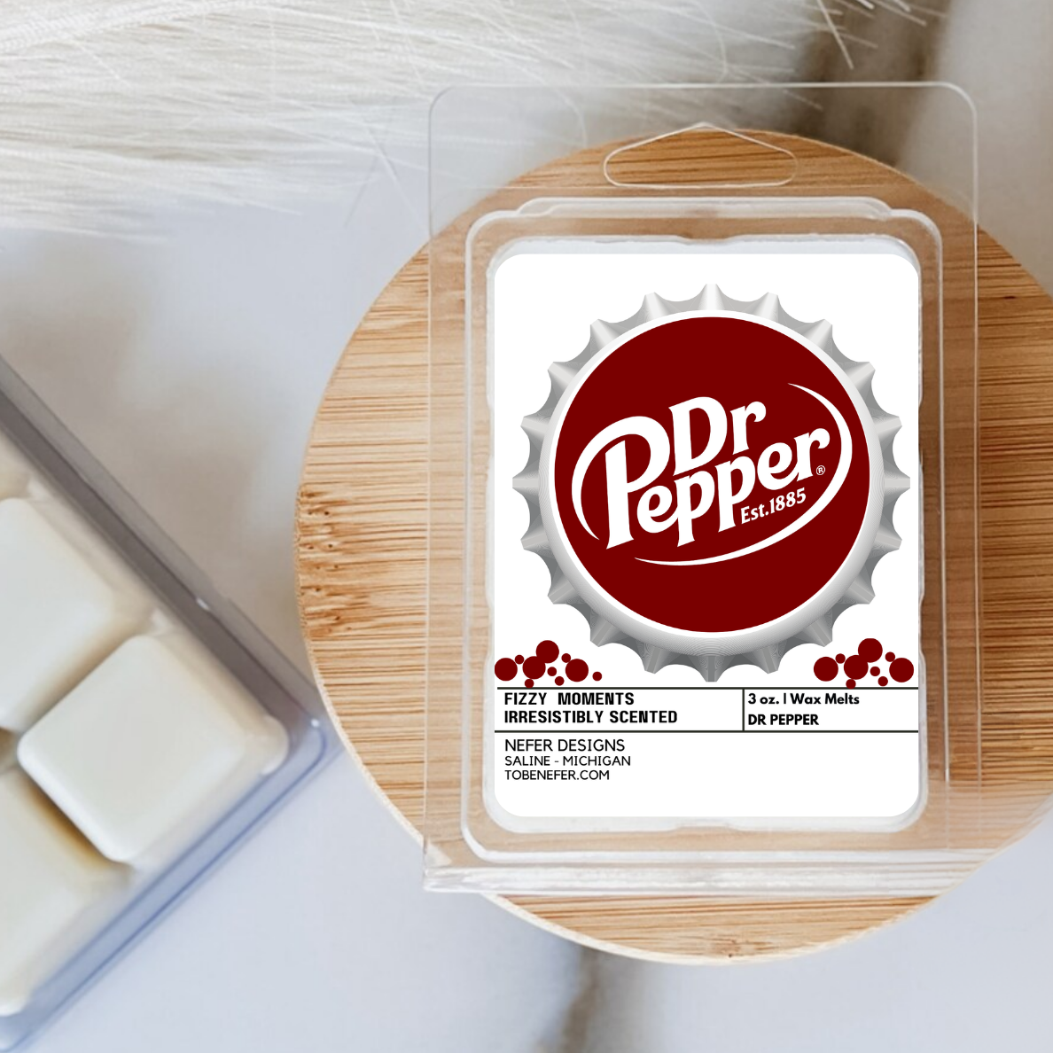 Nefer Designer Candles & Home Decor - Wholesale Jar/Filled Candle - Dr Pepper Soda Can Soy Candle0