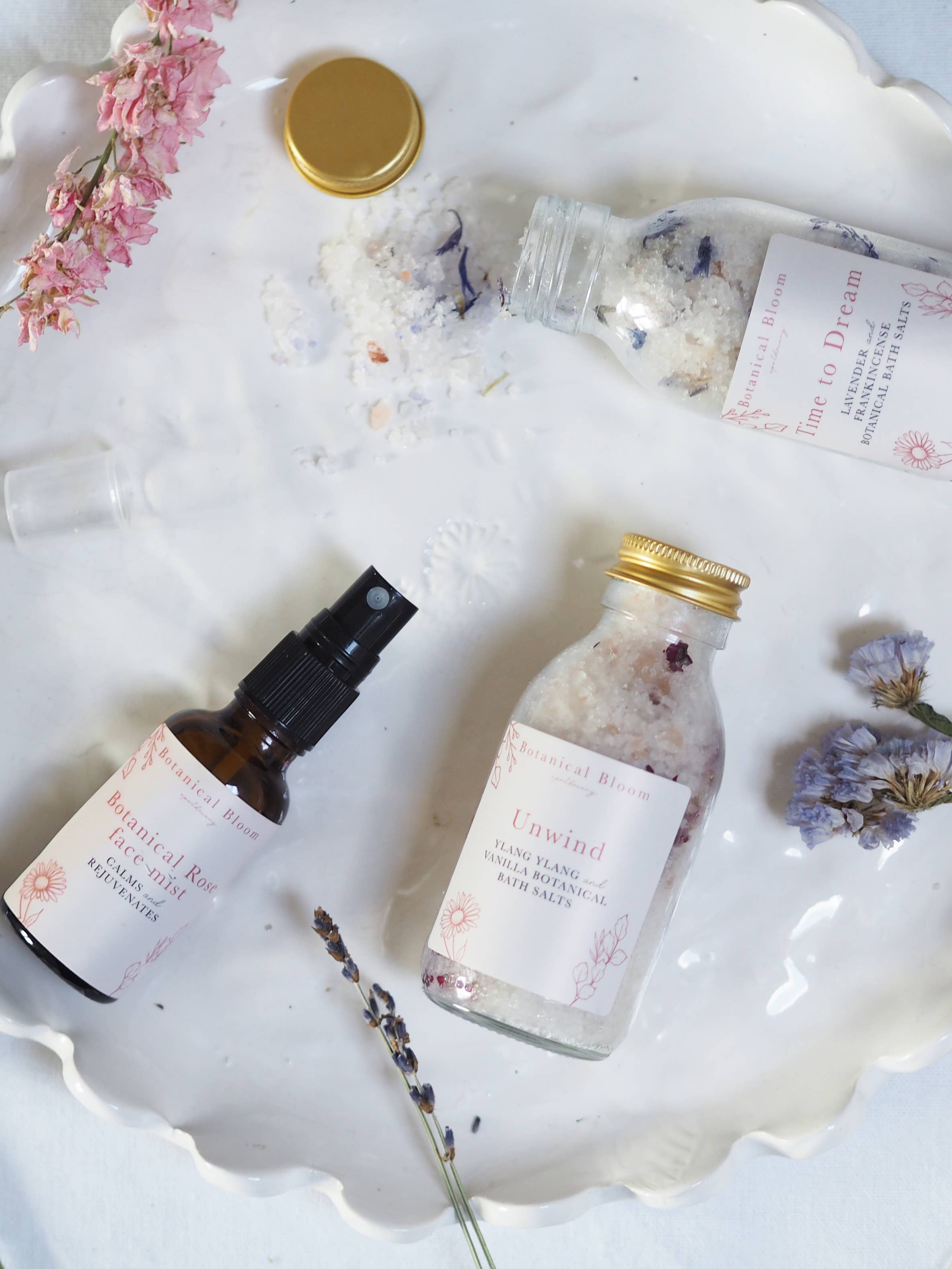 Botanical Bloom Apothecary – wholesale Face & body mist/water – Botanical Rose Face Mist; Travel Size1