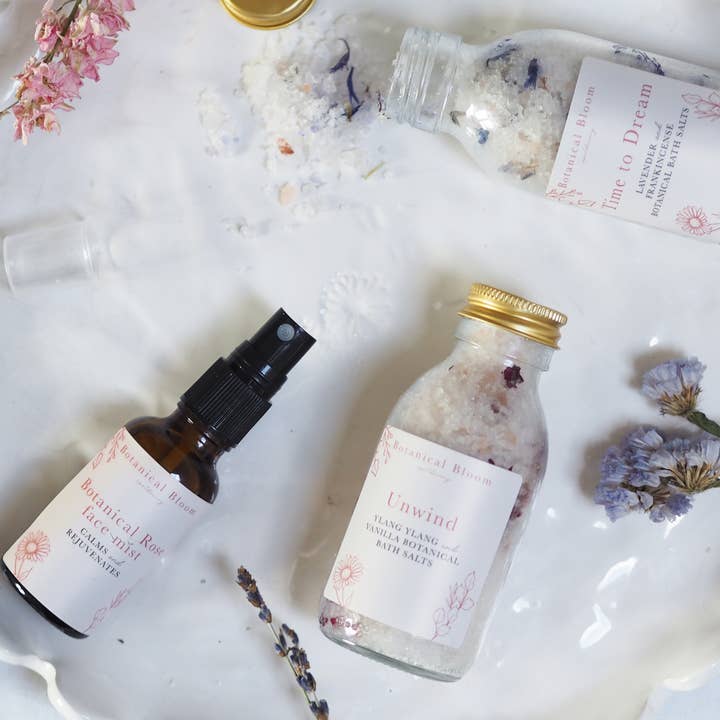 Botanical Bloom Apothecary – wholesale Face & body mist/water – Botanical Rose Face Mist; Travel Size1