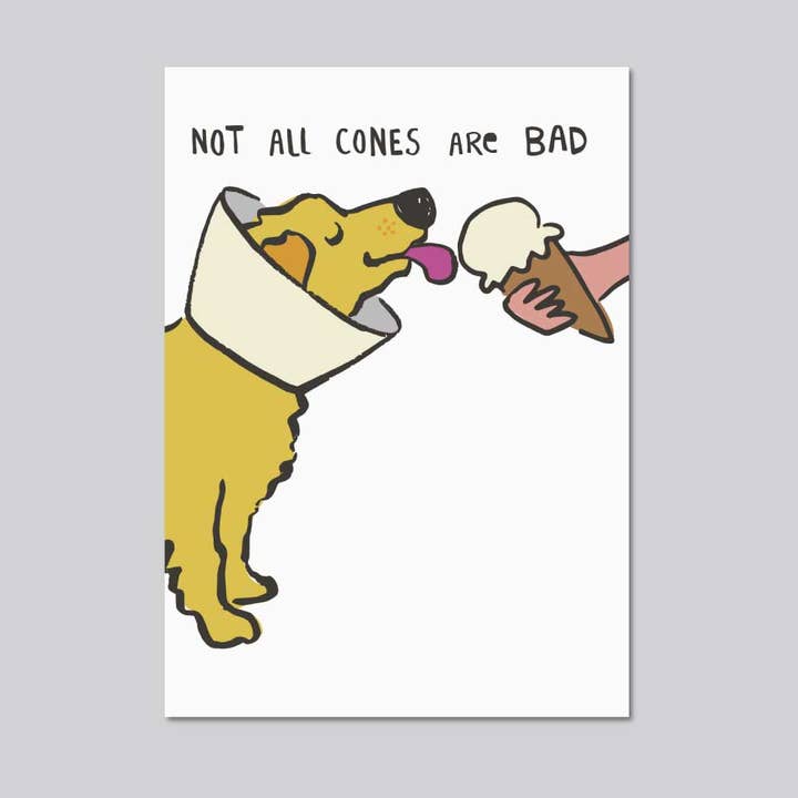 Get Well Card - Not All Cones Are the Same - Golden Lovers for wholesale by Tatutina