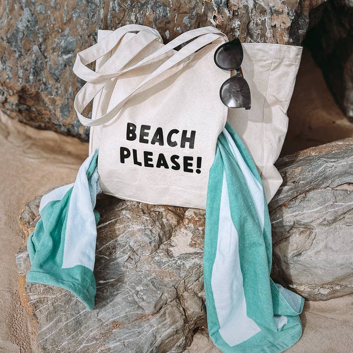 Beach Bag / Gym Bag (All In Bag) - Beach Please! for wholesale by Nutmeg Creative