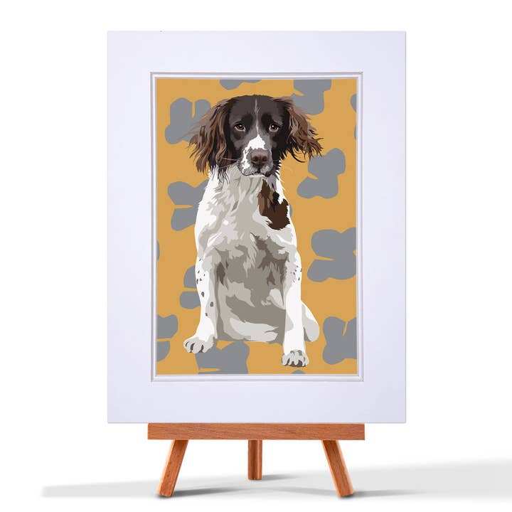 Impresión Springer Spaniel para venta al por mayor de Leslie Gerry