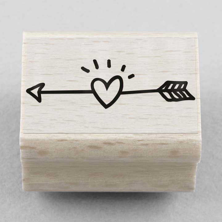 Tampon flèche d'amour 20 x 10 mm pour la vente par Merry and Bright