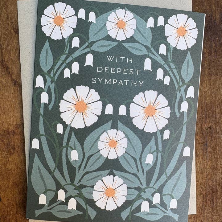 Katharine Watson - Wholesale Sympathy Card - "With Deepest Sympathy," Greeting Card4