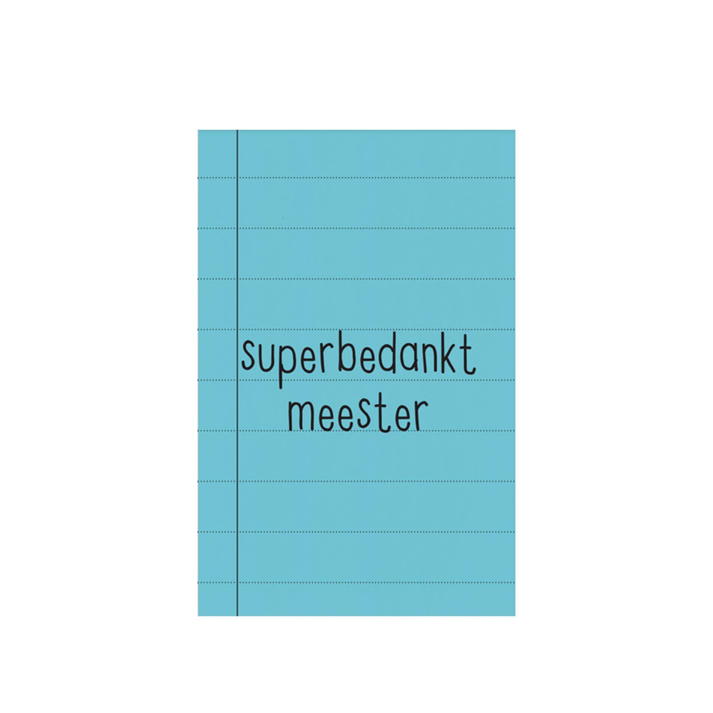 Grafiquelien - Vente Cartes de remerciements - Carte-cadeau : Thank you Master | écologique0