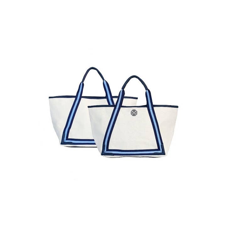 Helen Jon - Wholesale Tote Bag - Women's - BEACH TOTE-NAVY2
