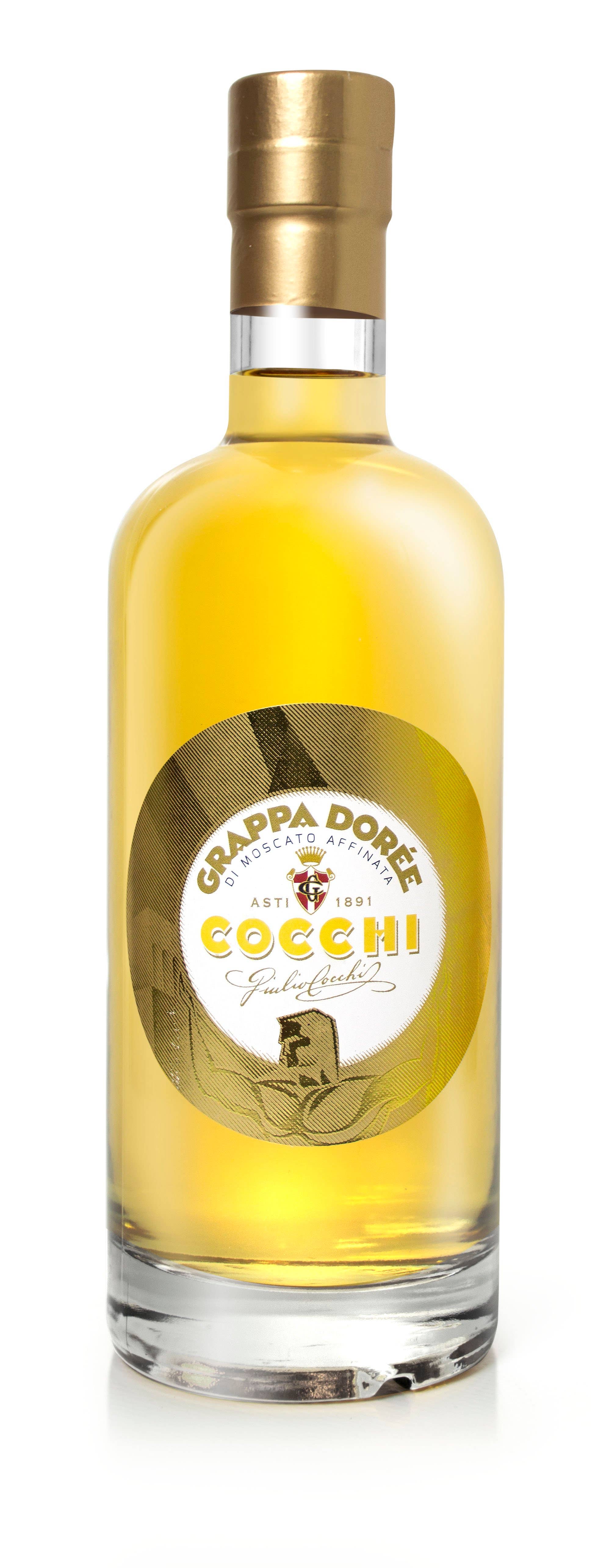 Metina SAS – Großhandel Brandy/Cognac – Dorée Grappa von Moscato Cocchi 70 cl3
