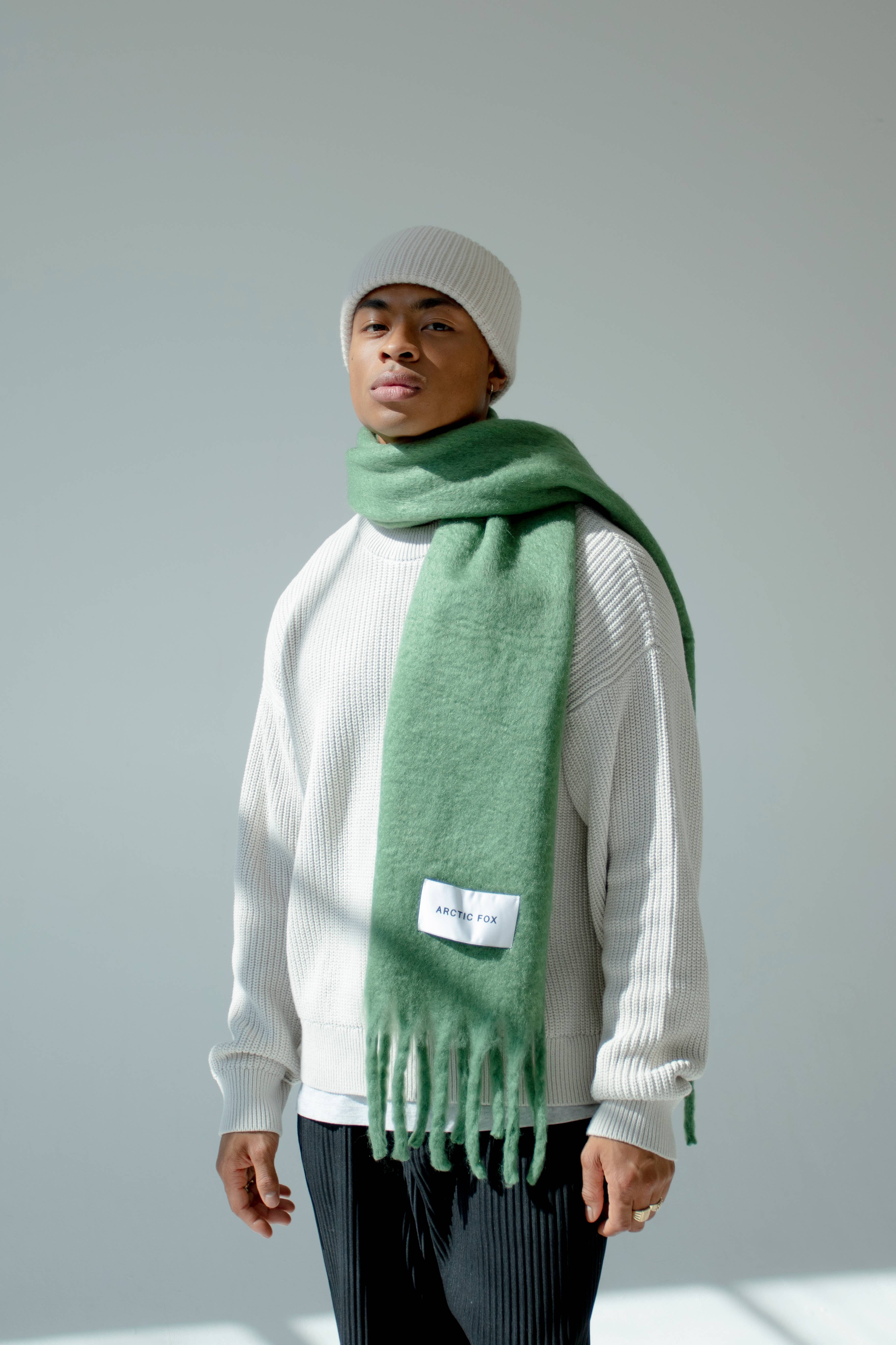 Arctic Fox & Co. - North America - Wholesale Scarf - Women's - The Stockholm Scarf - 100% Recycled - Forest Fern - FW256