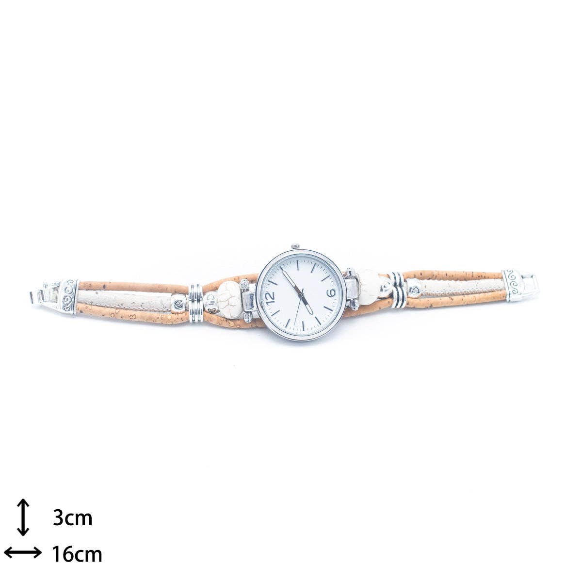 Meninas Bonitas Cork - Wholesale Wrist Watch - Women's - Handmade cork watch for women WA-255-RANDOM BOX6