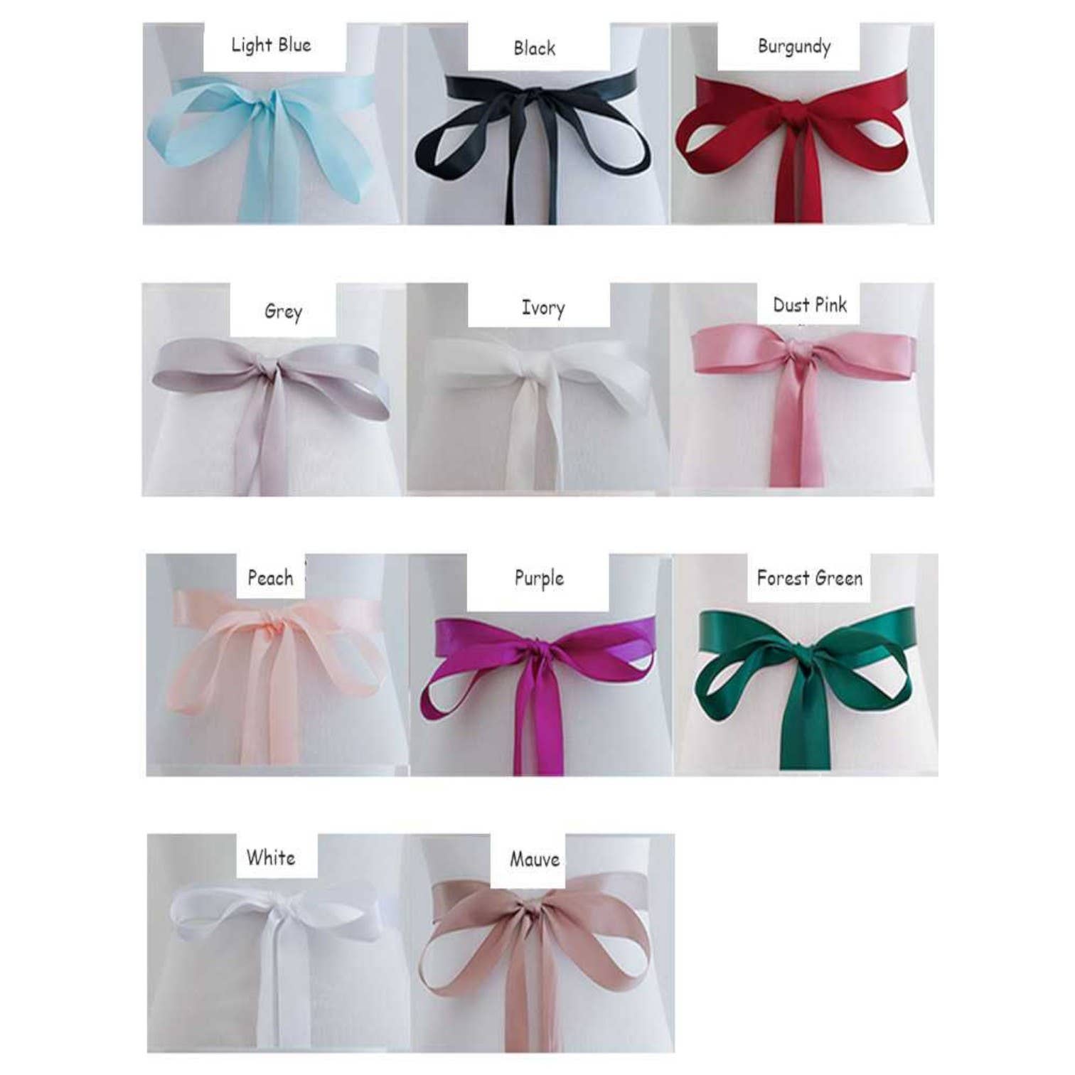 LA Jewelry Plaza - Wholesale Riem - Dames - Met kristallen versierde sjerpriem in kleur2