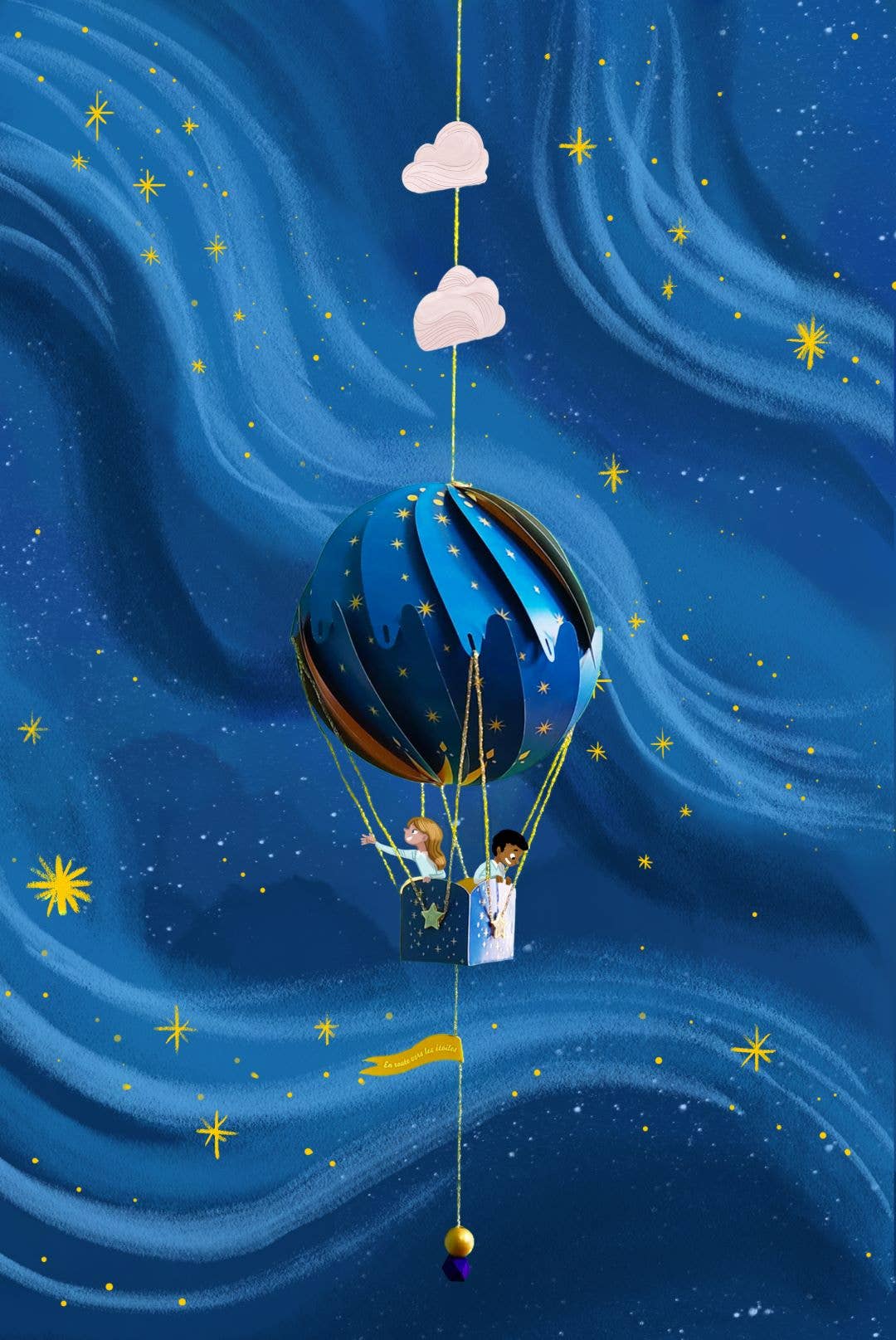 L'Atelier Imaginaire – Großhandel Bastelset – Kinder – DIY Mobile mit Heißluftballon – Bastelset für Kinder7