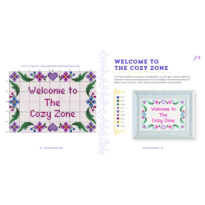 Hachette Book Group - Wholesale Book - Adult - Self-Care Cross-Stitch: 40 Uplifting Patterns