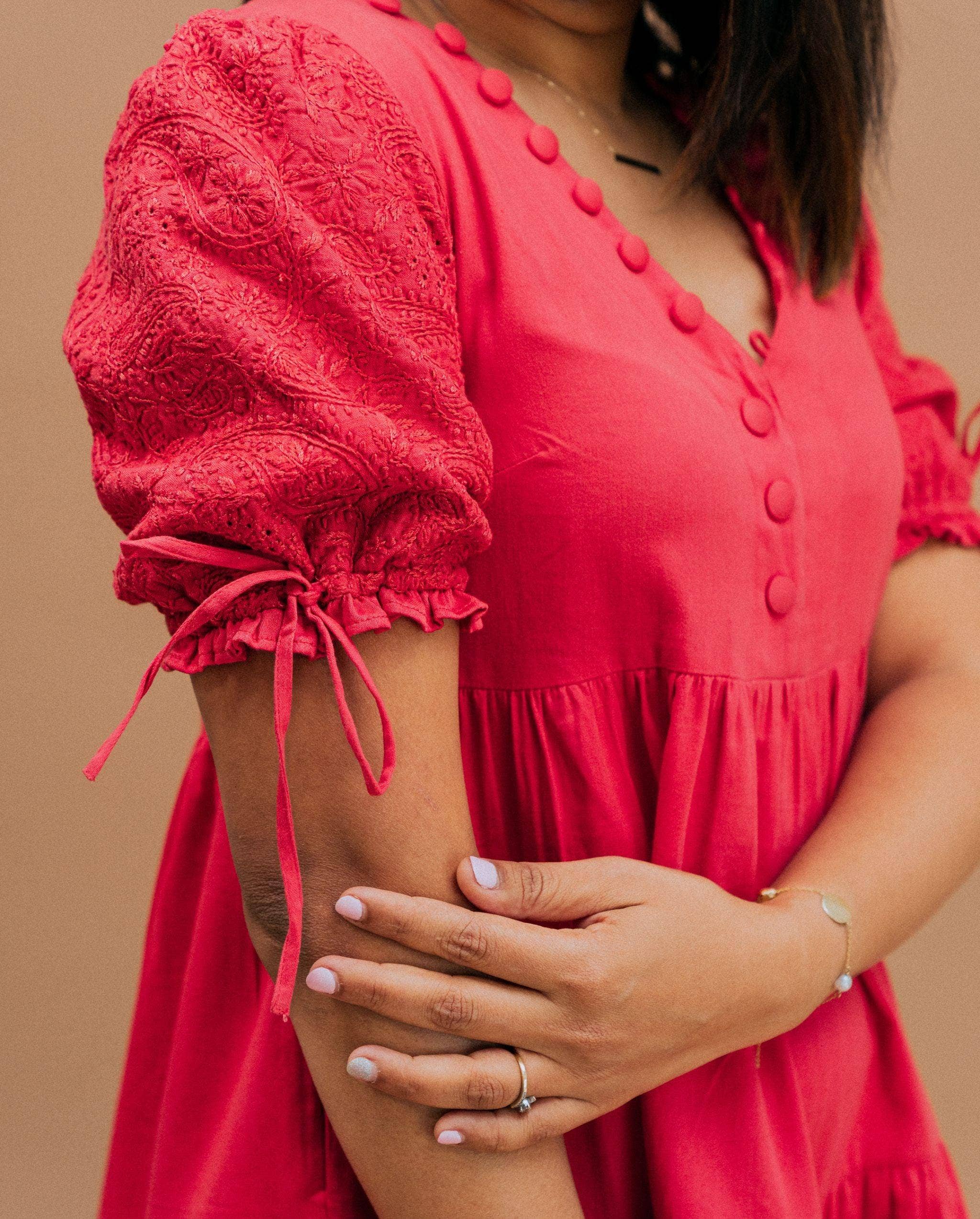 Kaasida | Women Fashion Boutique - Wholesale Dress - Women's - Gulnari Flowy Mini Dress5