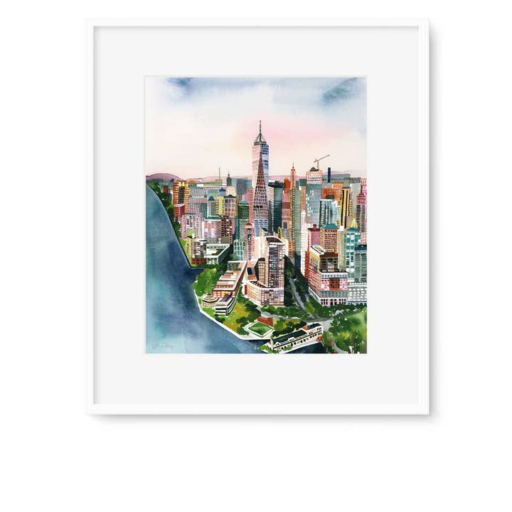 New York City Art Print for engroshandel hos Yao Cheng Design