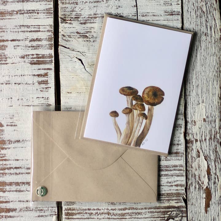 stück in the studio - Wholesale Stationery/Notecard Set - fungi no. 2 - notecard