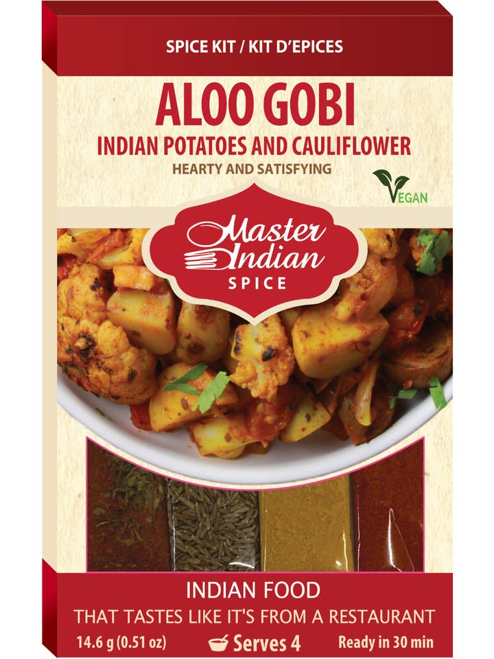 Aloo Gobi (Indian Potatoes and Cauliflower, Vegan) for wholesale by Master Indian Spice