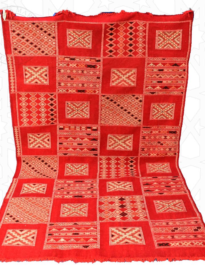 Flatweave kelim Marokkaans vloerkleed voor wholesale door Berbers Market