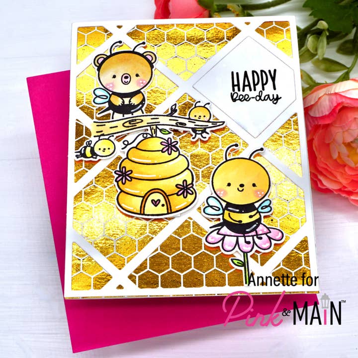 Pink and Main - Wholesale Rubber/Decorative Stamp - Sweeter Than Honey4