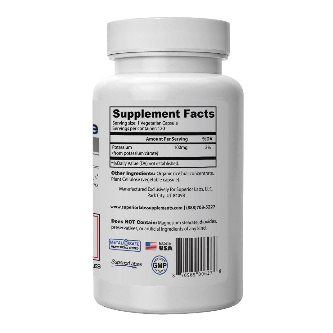 Superior Labs - Wholesale Oral Supplement/Vitamin - Potassium Citrate1
