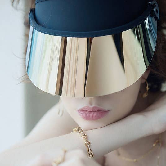 Bluestone Sunshields - Vente Visière – unisexe - Shorty Lux en or rose4