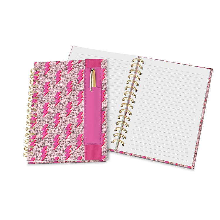 Studio Oh! - Wholesale Notebook - Charged Up Oliver Notebook with Pen Pocket1